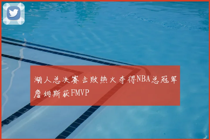 湖人总决赛击败热火夺得NBA总冠军詹姆斯获FMVP
